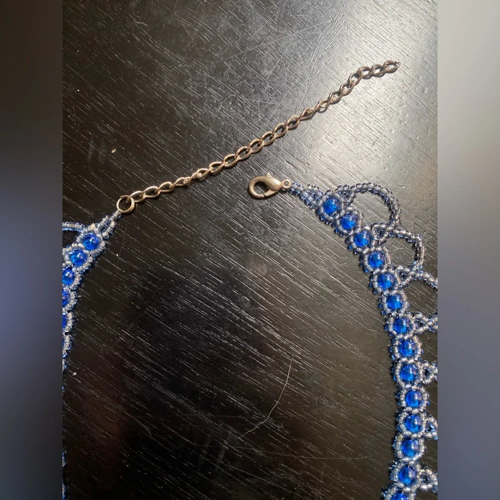 y2k beaded choker necklace - Picture 4 of 5